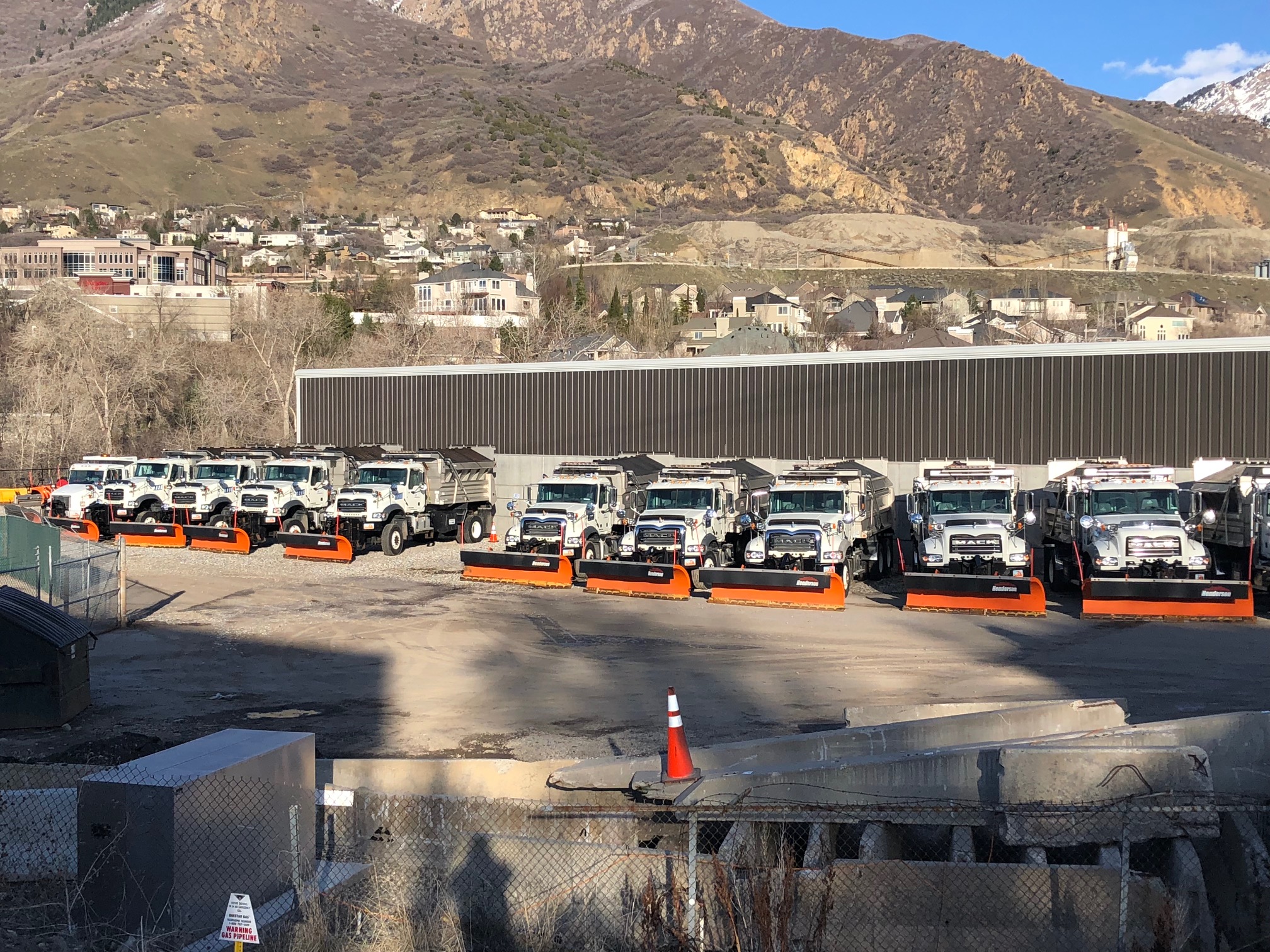 Rush Truck Salt Lake City Utah Semi Service | Cottonwood Heights City Hall And New Truck | Salt Lake